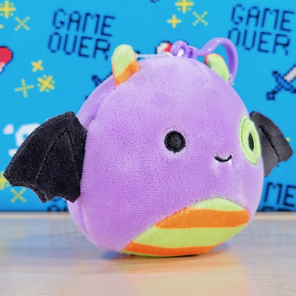 Squishmallow Blaze the Monster 3" Clip UltraSoft Stuffed Halloween Toy Plush NWT - Picture 2 of 12